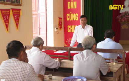 Hiệu quả từ việc phân công cấp ủy dự sinh hoạt Chi bộ Thôn, Bản ở Lục Ngạn 