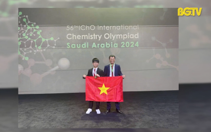 Học sinh Bắc Giang đoạt huy chương vàng Olympic Hóa học quốc tế