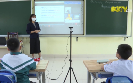 Học sinh thành phố Bắc Giang trở lại trường học từ ngày 10/1