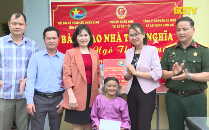 Hội doanh nhân Cựu chiến binh chung tay xóa nhà tạm, nhà dột nát 