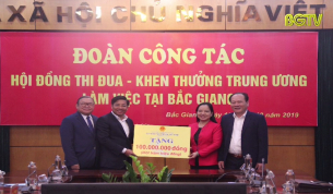 Hội đồng thi đua khen thưởng trung ương làm việc tại Bắc Giang