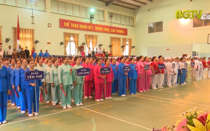 Hội khỏe truyền thống người cao tuổi tỉnh Bắc Giang lần thứ XXVIII