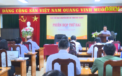 Hội nghị Ban chỉ đạo Chuyển đổi số tỉnh Bắc Giang