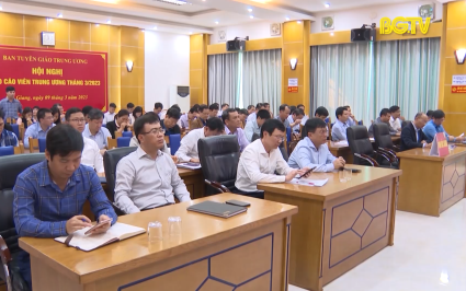 Hội nghị báo cáo viên tháng 3