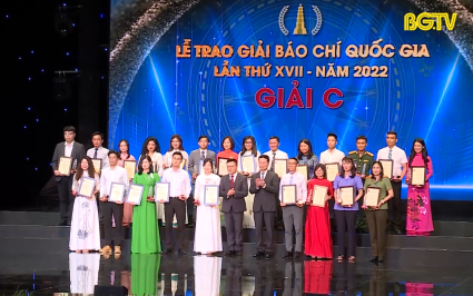 Hội Nhà báo tỉnh Bắc Giang có 2 tác phẩm đạt Giải Báo chí Quốc gia năm 2022