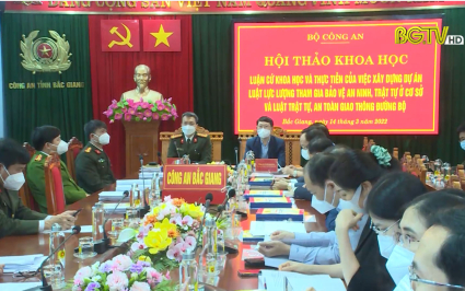 Hội thảo khoa học về dự án Luật ANTT và an toàn giao thông đường bộ