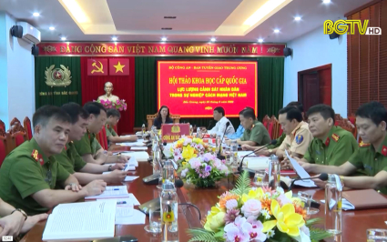 Hội thảo lực lượng Cảnh sát nhân dân trong sự nghiệp cách mạng