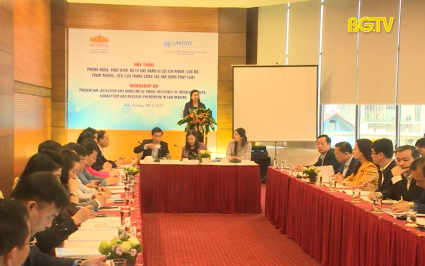 Hội thảo phòng ngừa tham nhũng, tiêu cực trong công tác xây dựng pháp luật
