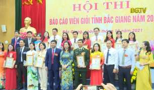 Hội thi Báo cáo viên giỏi cấp tỉnh năm 2021