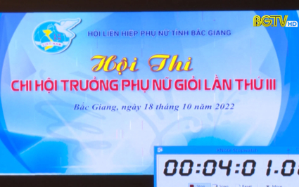 Hội thi Chi hội trưởng phụ nữ giỏi lần 3