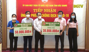 Hôm nay Bắc Giang tiếp nhận hơn 8 tỷ đồng ủng hộ phòng chống dịch
