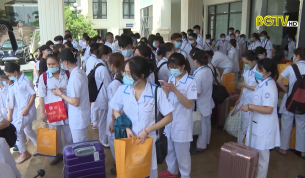 Hơn 400 cán bộ, giáo viên, sinh viên các trường y tế hỗ trợ Bắc Giang chống dịch