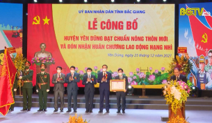 Huyện Yên Dũng đạt chuẩn nông thôn mới