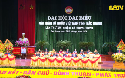 Khai mạc Đại hội Đại biểu MTTQ tỉnh Bắc Giang lần thứ 15
