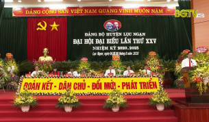 Khai mạc Đại  hội Đảng bộ huyện Lục Ngạn lần thứ XXV