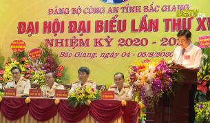 Khai mạc ĐH Đảng bộ Công An tỉnh Bắc Giang lần thứ XVII - Nhiệm kỳ 2020 - 2025