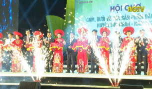 Khai mạc Hội chợ Cam, Bưởi và sản phẩm đặc trưng huyện Lục Ngạn 