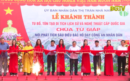 Khánh thành chùa Tứ Giáp - Nơi phát tích 6 điều Bác Hồ dạy Công an nhân dân