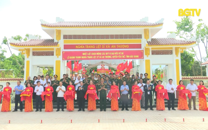 Khánh thành Công viên Nghĩa trang Liệt sỹ xã An Thượng