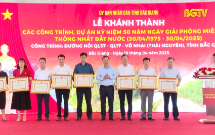 Khánh thành đường nối quốc lộ 37 – 17 đi Võ Nhai, Thái Nguyên 