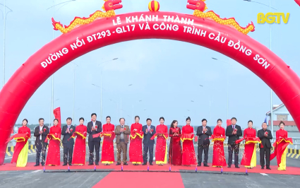 Khánh thành đường nối từ ĐT 293 đến QL 17 và cầu Đồng Sơn