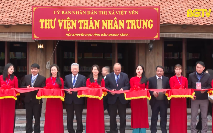 Khánh thành thư viện Thân Nhân Trung