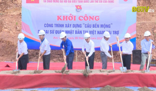 Khởi công công trình xây dựng "cầu Bến Mộng"