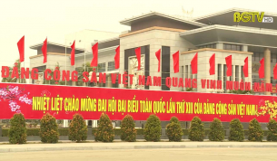 Không khí chào mừng Đại hội XIII của Đảng