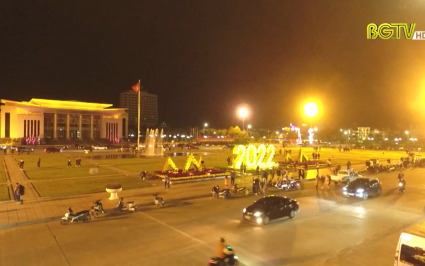 Không khí đêm giao thừa tại TP Bắc Giang