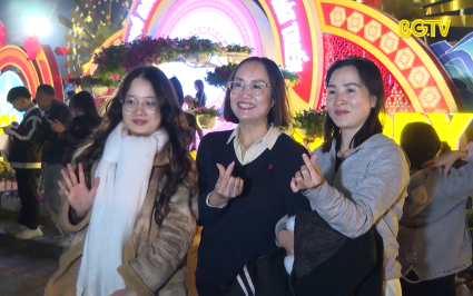 Không khí đón Giao thừa tại thành phố Bắc Giang