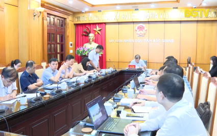 Kiểm điểm tiến độ dự án hạ tầng, kho bãi trung tâm logistics quốc tế thành phố Bắc Giang