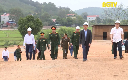 Kiểm tra công tác chuẩn bị diễn tập khu vực phòng thủ huyện Việt Yên