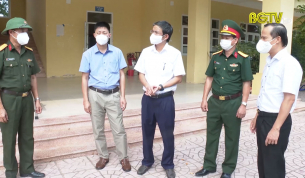 Kiểm tra công tác phòng, chống dịch tại huyện Sơn Động