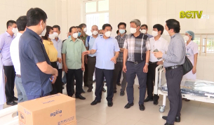 Kiểm tra công tác xây dựng, điều trị tại 2 trung tâm hồi sức tích cực ICU