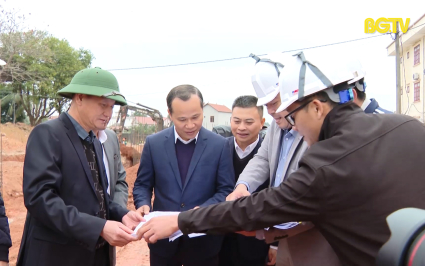 Kiểm tra phát triển kinh tế xã hội tại Yên Thế và Tân Yên 