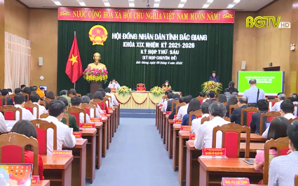 Kỳ họp thứ 6 HĐND tỉnh Bắc Giang khóa XIX