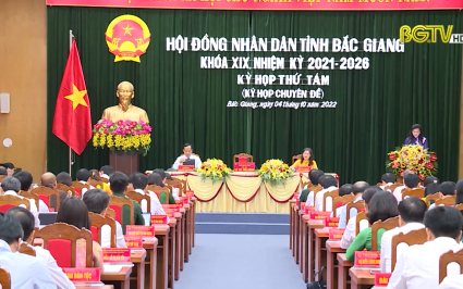 Kỳ họp thứ 8 HĐND tỉnh khóa XIX thông qua 5 Nghị quyết quan trọng