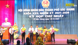 Kỳ họp thứ nhất HĐND Thành phố Bắc Giang khoá XXII