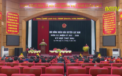 Kỳ họp thứ sáu, HĐND huyện Lục Nam khoá XX