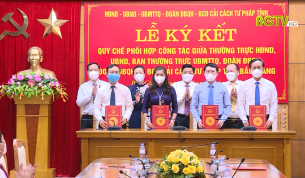 Ký kết phối hợp tác, xây dựng pháp luật và giám sát việc thi hành pháp luật