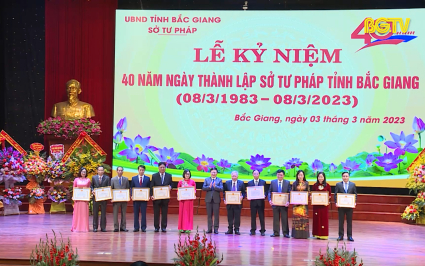 Kỷ niệm 40 năm ngày thành lập Sở Tư pháp