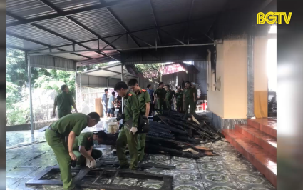 Lạng Giang: Cháy nhà dân khiến hai vợ chồng tử vong