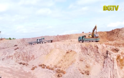 Lạng Giang: Tăng cường quản lý hoạt động khai thác khoáng sản