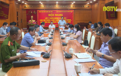 Lấy ý kiến đóng góp vào dự thảo Luật Cảnh sát cơ động và Luật Thi đua khen thưởng