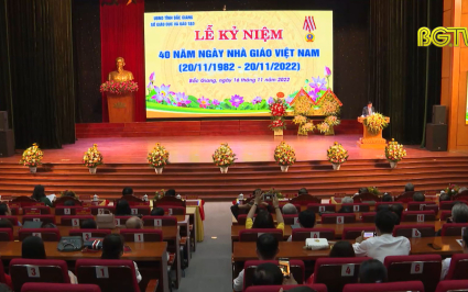 Lễ kỷ niệm 40 năm ngày Nhà giáo Việt Nam
