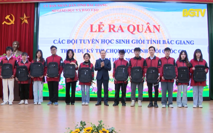 Lễ ra quân các đội tuyển học sinh giỏi Quốc gia năm 2024