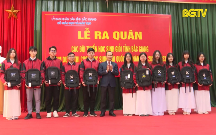 Lễ ra quân các đội tuyển thi học sinh giỏi quốc gia năm học 2022-2023 