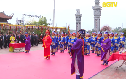 Lễ tế mở cửa Đền Xương Giang