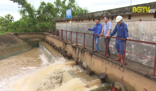 Liên tục bơm tiêu nước đệm để hạn chế ngập úng