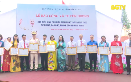 Lục Nam báo công dâng Bác tại Khu Di tích Quốc gia đặc biệt ATK Định Hóa